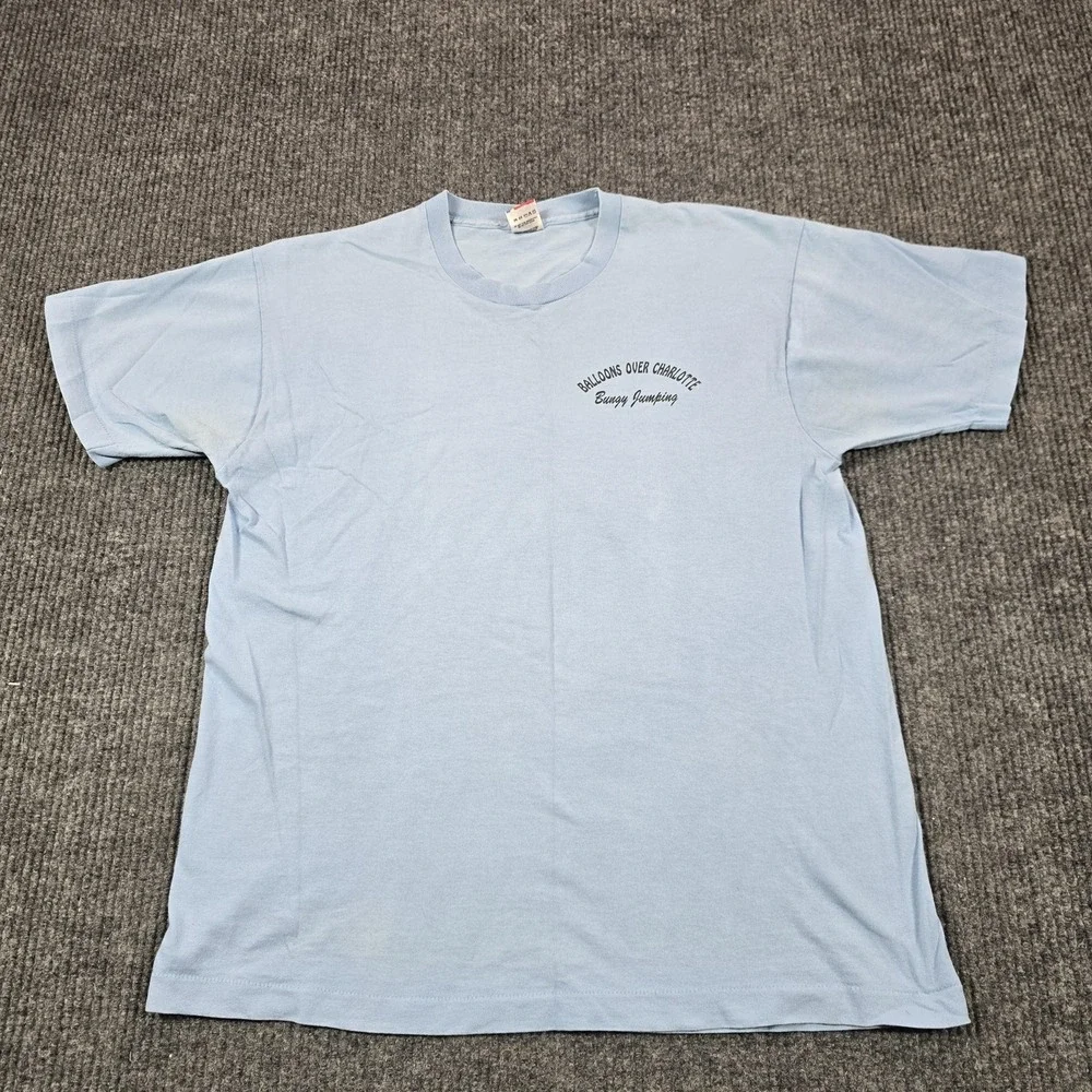 Vintage 90s Balloons Over Charlotte Shirt Men XL Bungy Jumping Single Stitch USA